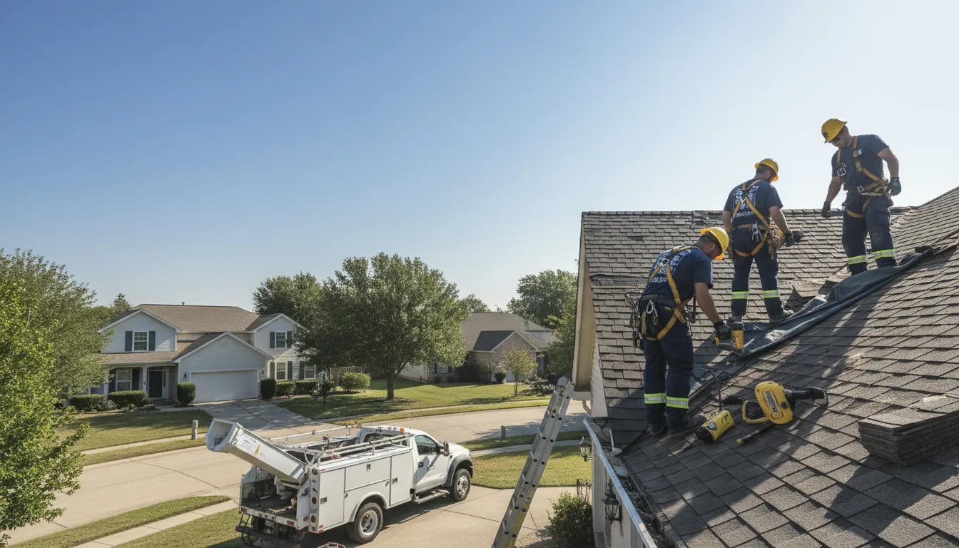 Storm Damage Roof Repair in Forksville, PA